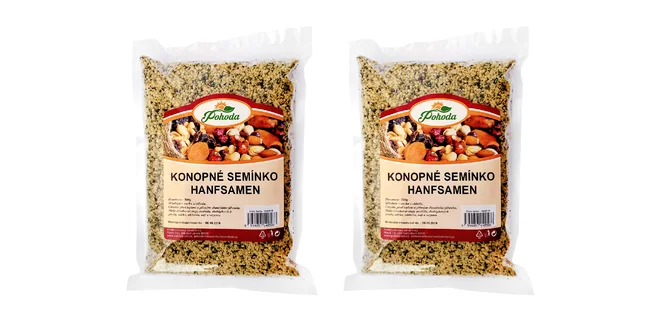 2 x 500 g Konopné semienko lúpané