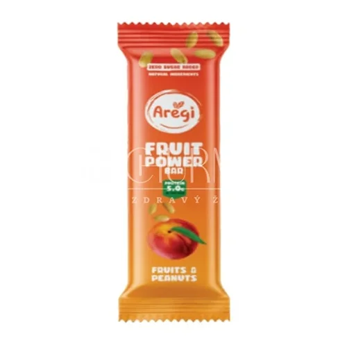 Aregi Broskvová tyčinka s arašídy, 40 g