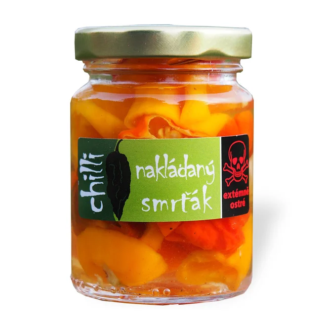 Nakládané chilli papričky – extrémně pálivé odrůdy, 100 ml