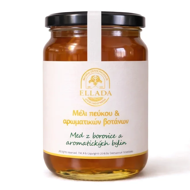 Med s borovicou a aromatickými bylinami