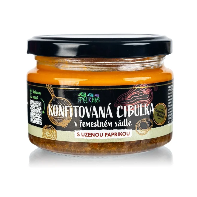 Konfitovaná cibulka s uzenou paprikou, 200 g