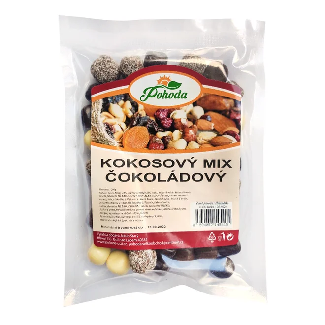 Kokosový mix čokoládový, 200 g