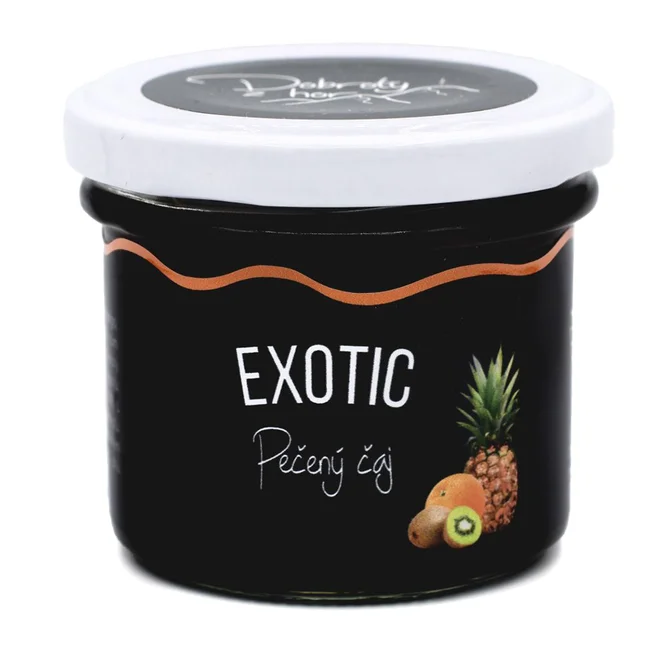 125 g Pečený čaj českej výroby (exotic zmes: ananás, kiwi, pomaranč, mango)