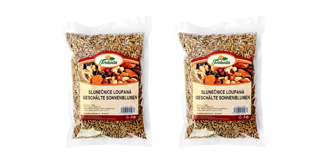 2 x 500 g Slnečnica lúpaná
