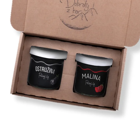 2 x 125 g Darčekové balenie pečených čajov (malina+černica)