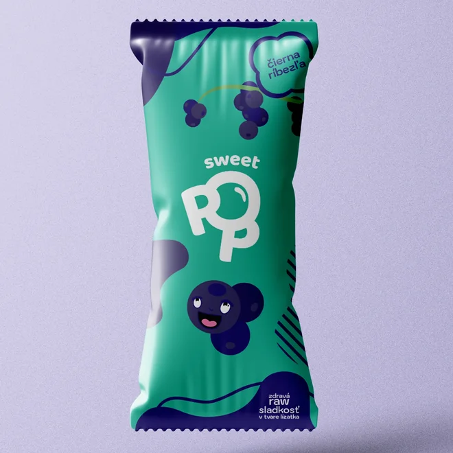 Sweet Pop - černý rybíz, 30 g