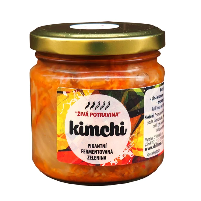 Kimchi - jemně pikantní fermentovaná zelenina, 180 g