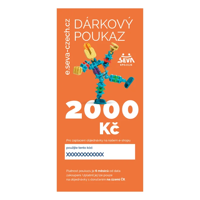 Voucher v hodnotě 2000 Kč