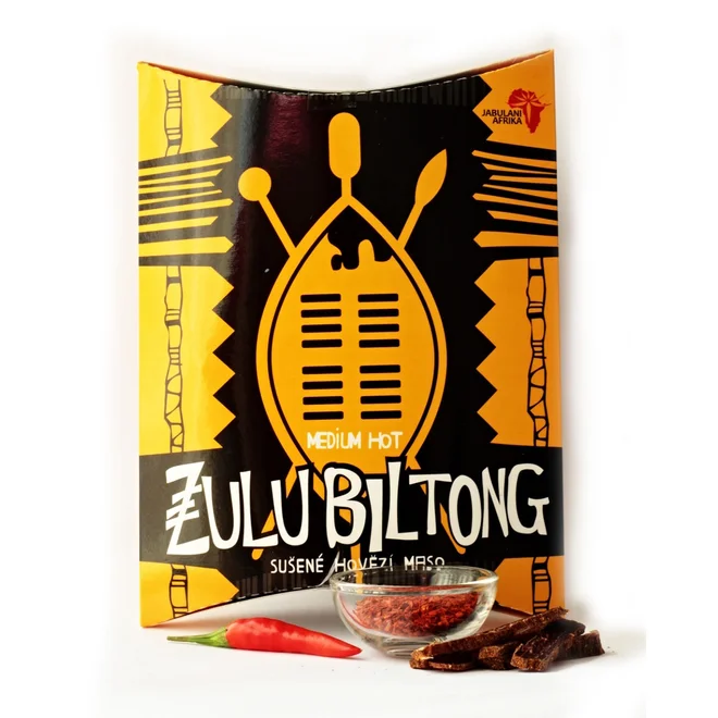 Zulu Biltong: Medium hot, 100 g