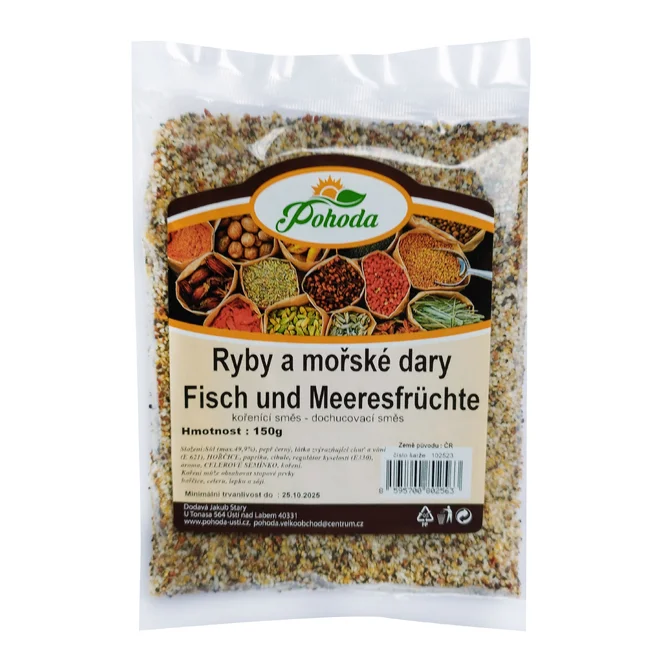 Ryby a mořské dary, 150 g