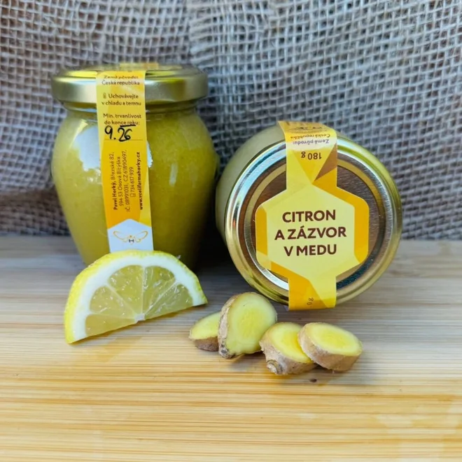 Citron a zázvor v medu, 180 g