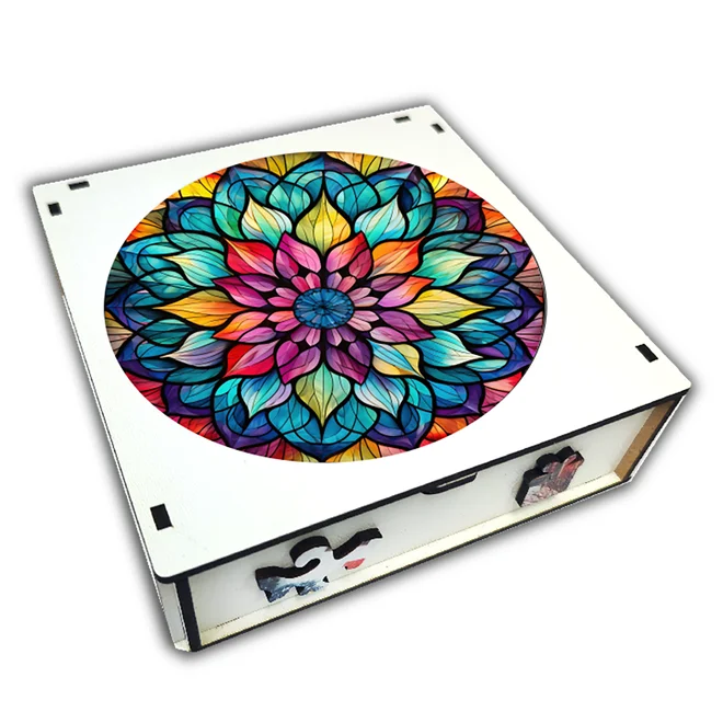 Puzzle 27 cm v krabičce –⁠⁠⁠⁠⁠⁠ mandala 1