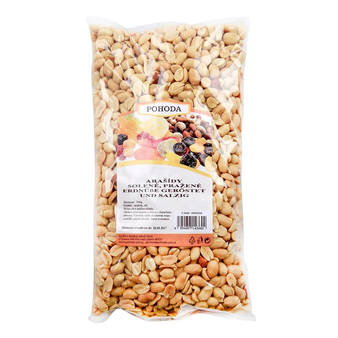 Arašídy solené, 500 g