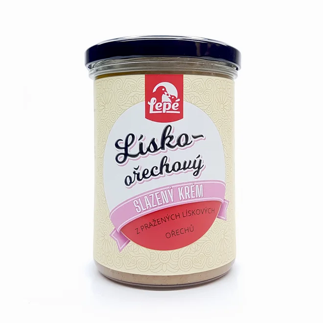 Lískoořechový slazený krém, 460 g