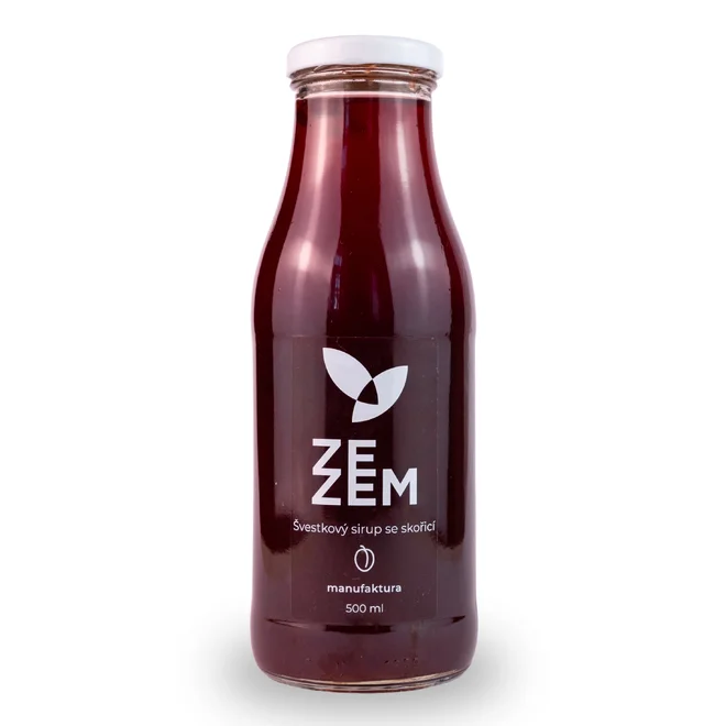 Švestkový sirup se skořicí, 500 ml