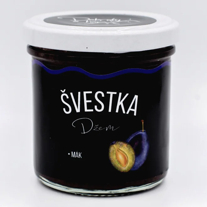 Originálny český džem (slivka - mak)