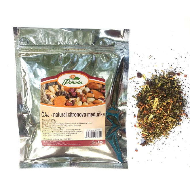 250 g Sypaný čaj Natural (citrónová medovka)