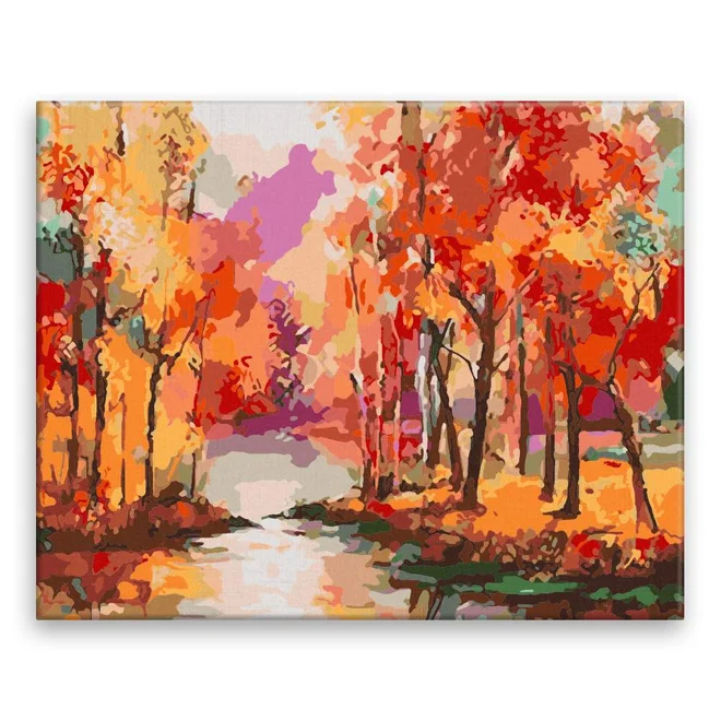 Obraz maľovaný podľa čísel (50 x 40 cm)