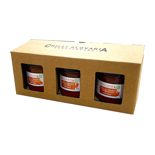 3-dielne Darčekové balenie nátierok Extra Hot Chilli (3 x 100 g)