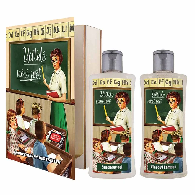 Kosmetická sada – Učitelé mění svět (sprchový gel, šampon)