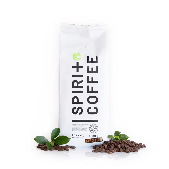 BIO Zrnková káva Spirit Coffee "Mexico HG Organic"