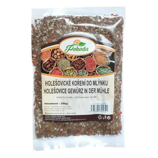 200 g Koreninová zmes "Holešovické korenie do mlynčeka"