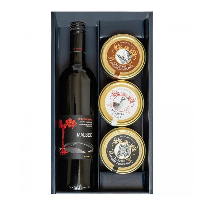 Kazeta Malbec & chuťovky 2