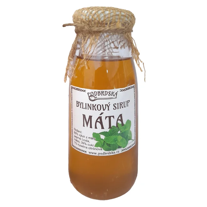 Mátový sirup