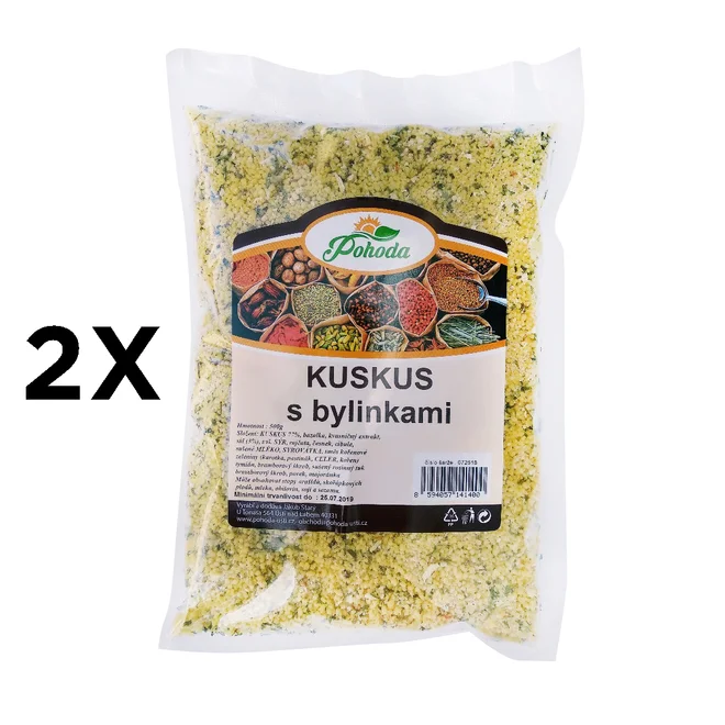 2 x 500 g Kuskus (s bylinkami)