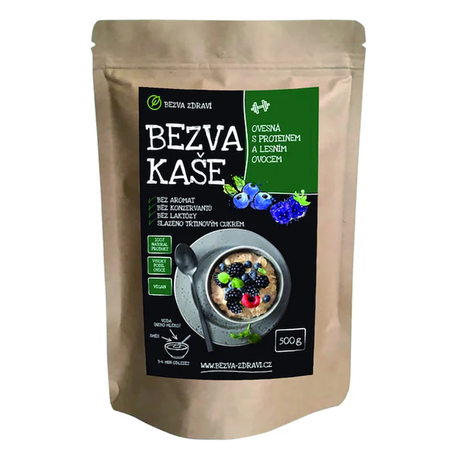 Ovesná kaše s proteinem a lesním ovocem (500 g)