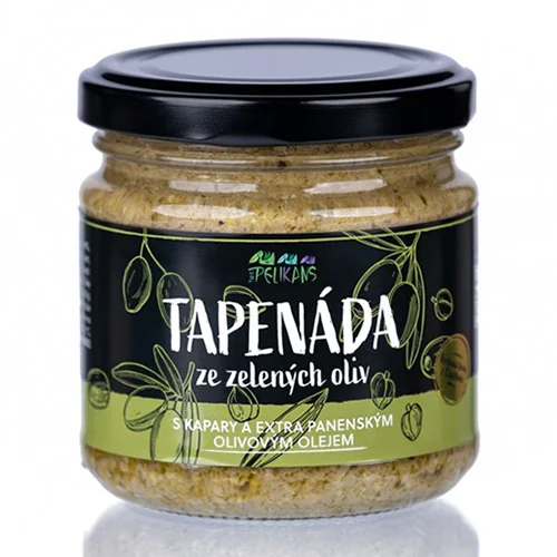 Tapenáda ze zelených oliv, 170 g