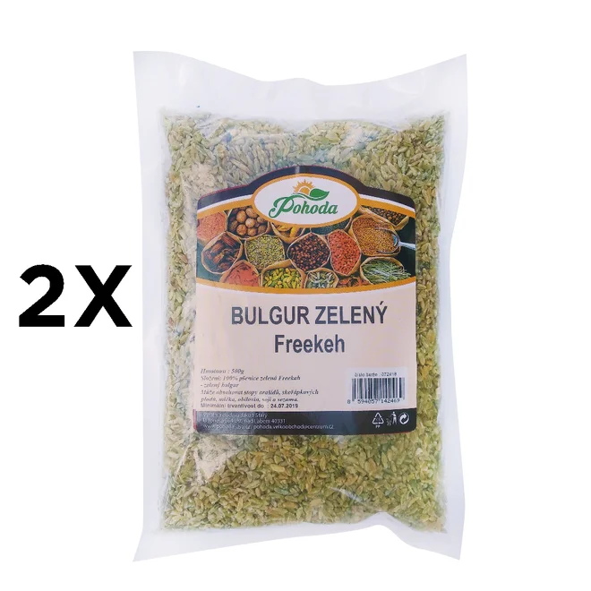 2 x 500 g Bulgur (zelený)