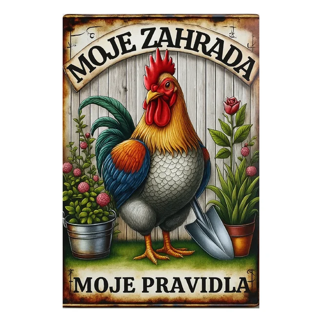 Cedulka - Moje zahrada
