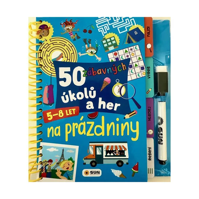 50 zábavných úkolů a her na prázdniny: Napiš a smaž