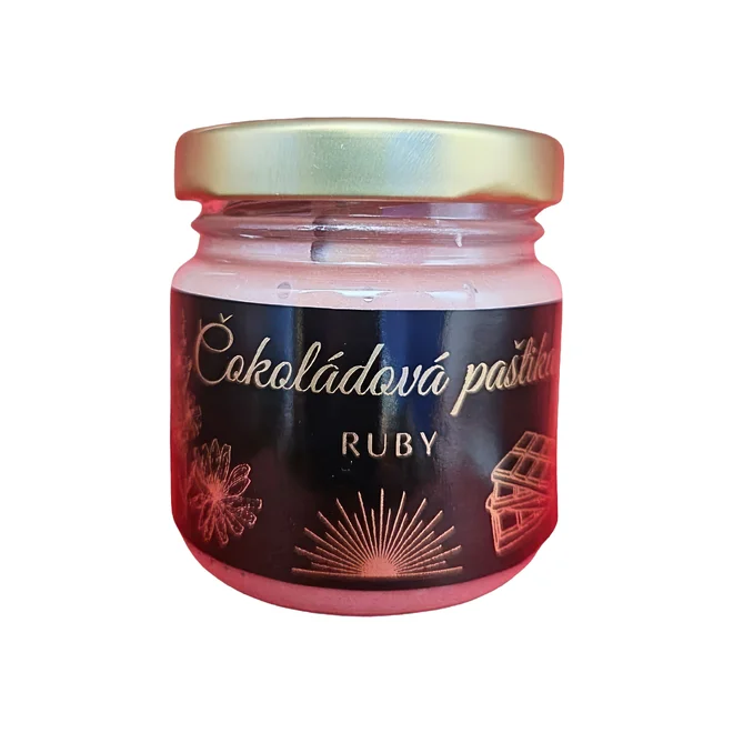 Čokoládová paštika ruby 47,3 % s čekankovým sirupem, 100 g
