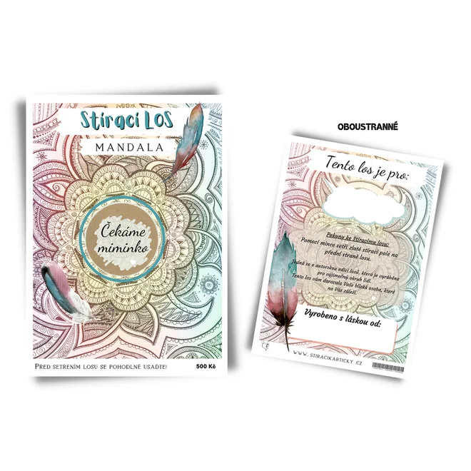 6× los Mandala: Čekáme miminko