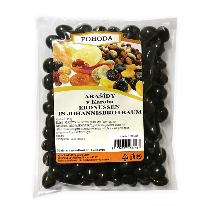 Arašídy v karobu - 250 g