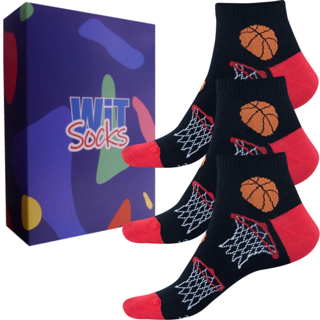 Dárkový set ponožek - Basketbal nízké