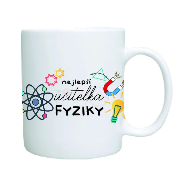 Hrnek pro učitelku fyziky
