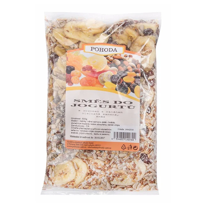 Směs s kokosem a banánem, 500 g