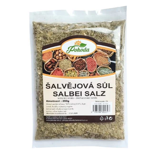 Šalvějová sůl, 200 g