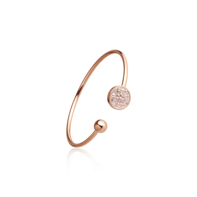 Ocelový náramek - Rose gold design