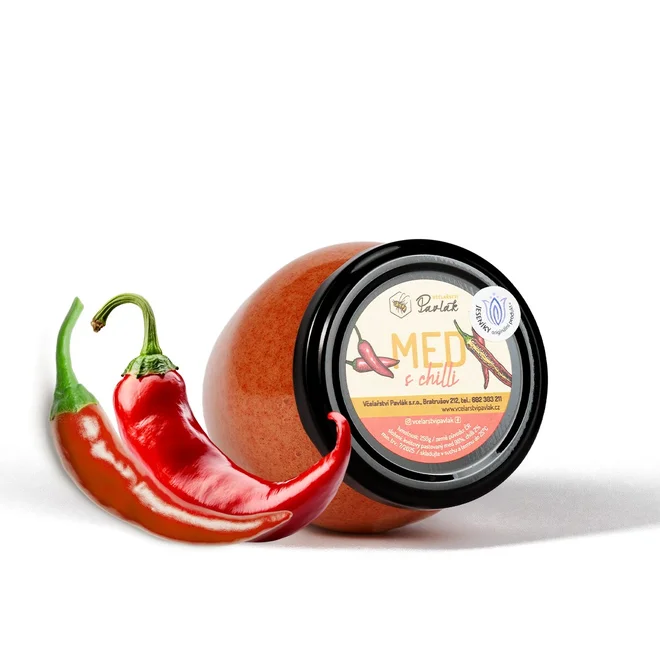 Pastovaný med českej výroby (chilli)