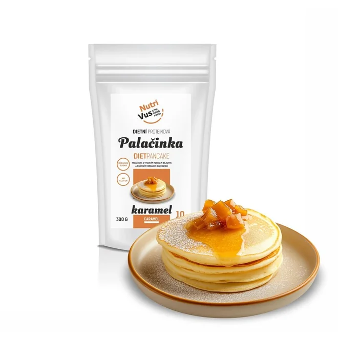 Proteinové palačinky - karamel