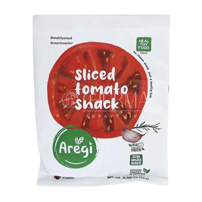 Aregi Rajčatové chipsy s bylinkami 25 g