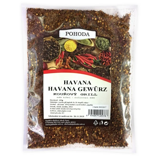 Havana - kouřový grill, 200 g