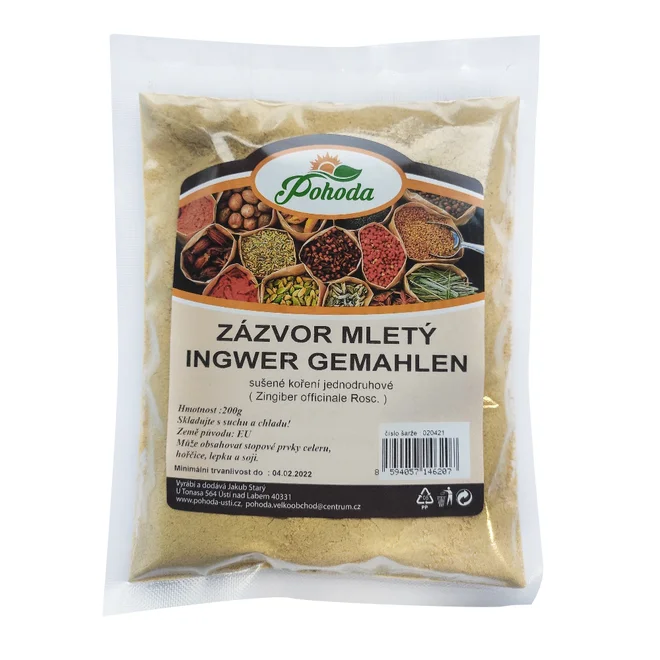 Zázvor mletý, 200 g