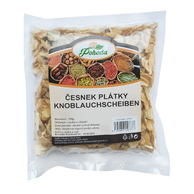 Česnek plátky, 200 g
