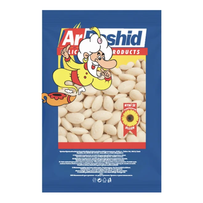 Pražené blanšírované solené mandle, 500 g