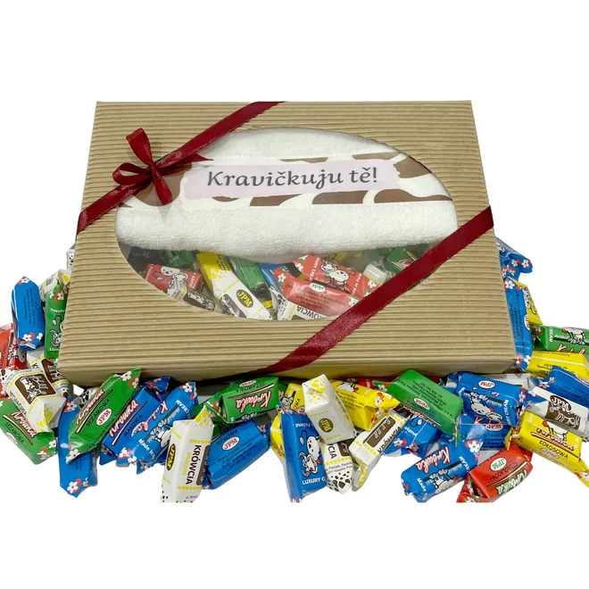 Dárkový box s ručníkem Mix (650 g)